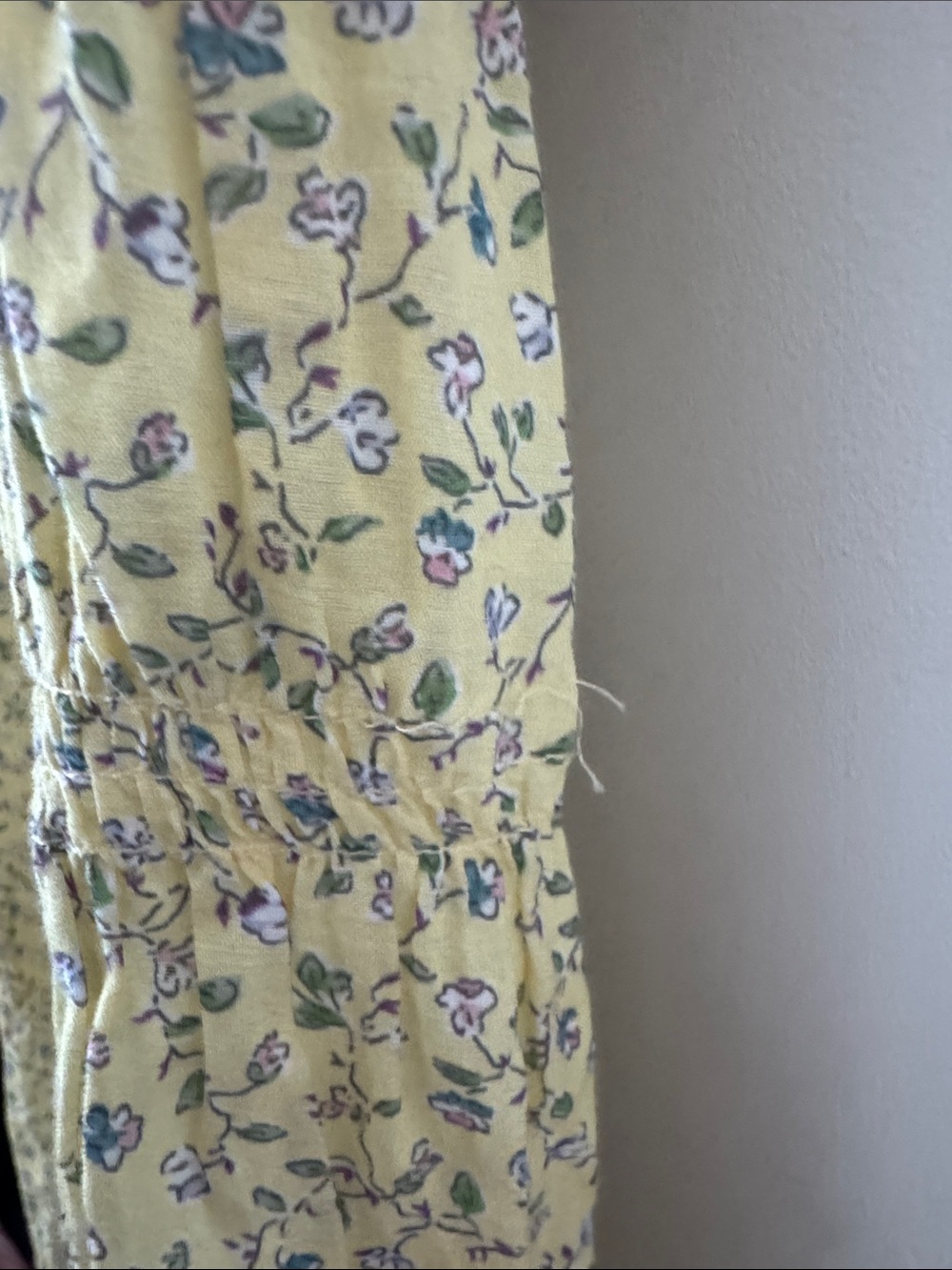Doen Irina Floral Organic Cotton Midi Dress in Yellow Moonflower Size:XS - Picture 14 of 14